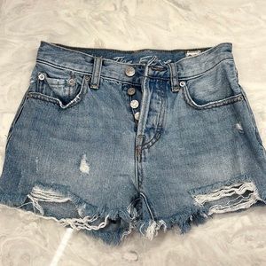 Free People Jean Shorts